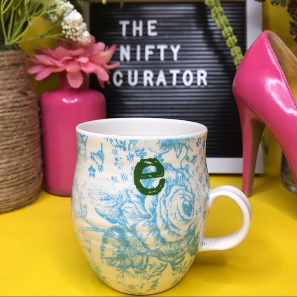 Anthropologie Other - Anthropologie Monogram Mug “E”